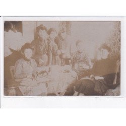 FRANCE: à localiser, carte photo, couture, machine à coudre - très bon état