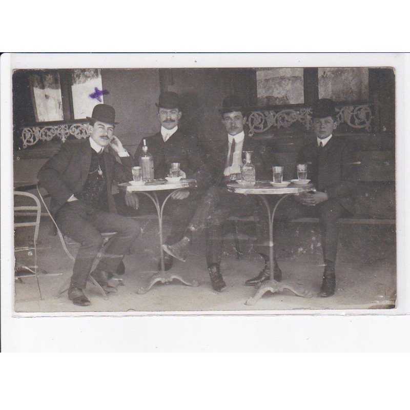 FRANCE: à localiser, carte photo, alcool, gentiane - très bon état