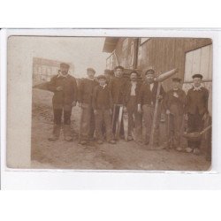 FRANCE: à localiser, carte photo, marins, ancre de marine - très bon état