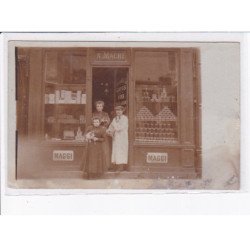 FRANCE: à localiser, carte photo, épicerie, A. Mache, maggi, épicerie - état