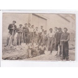 FRANCE: à localiser, carte photo, chantier, travaux, ouvriers - état