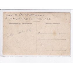 FRANCE: à localiser, carte photo, bois, bûcherons - très bon état
