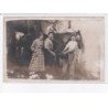 FRANCE: à localiser, carte photo, maréchal ferrant, chevaux - état