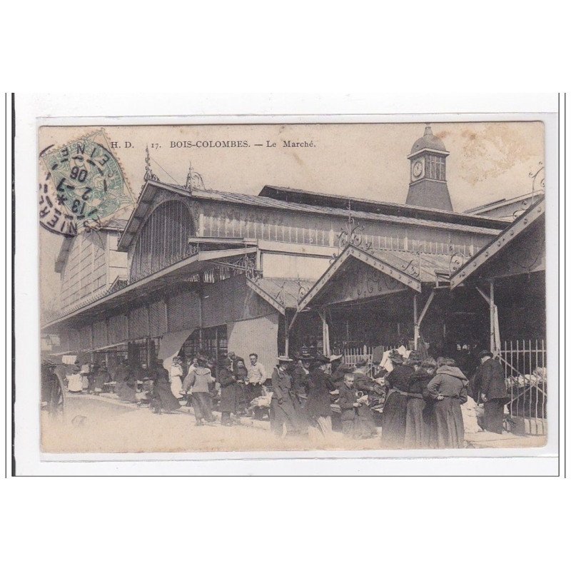 BOIS-COLOMBES : le marché - tres bon etat