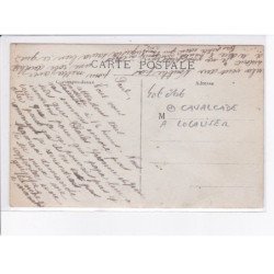 FRANCE: à localiser, carte photo, cavalcade - état