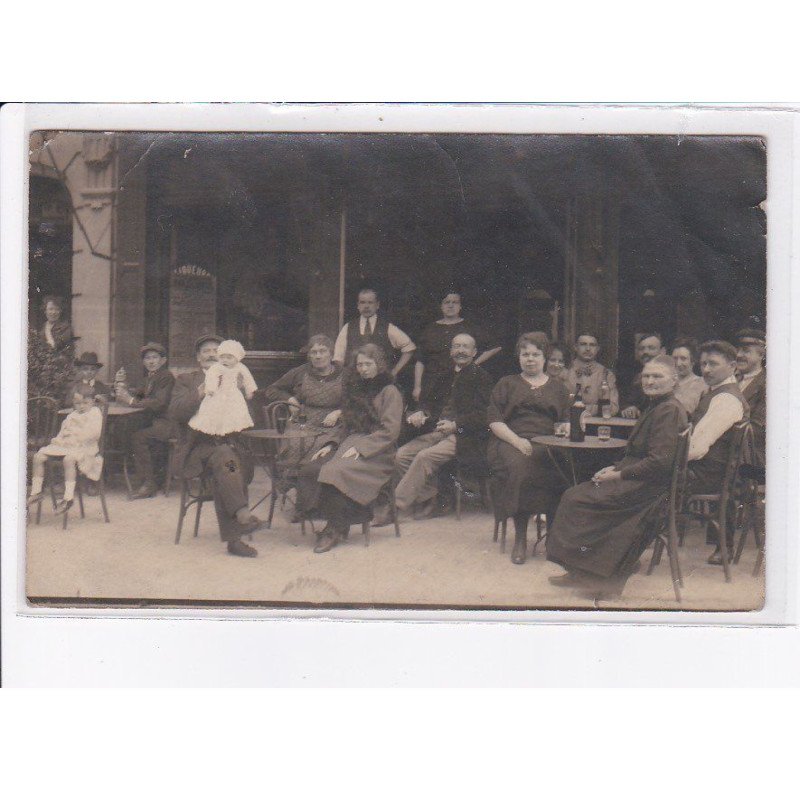 FRANCE: à localiser, carte photo, café, personnages - état