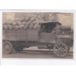 FRANCE: à localiser, carte photo, camion de livraison- très bon état