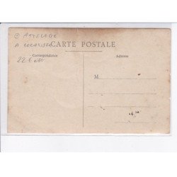 FRANCE: à localiser, carte photo, attelage - état