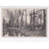 FRANCE: à localiser, carte photo, nettoyage en forêt, attelage - très bon état