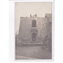 FRANCE: à localiser, carte photo, chantier, ouvriers - très bon état