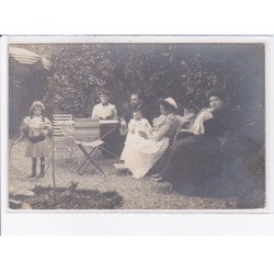 FRANCE: à localiser, carte photo, personnages, bébé, cerceau - très bon état