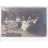 FRANCE: à localiser, carte photo, personnages, bébé, cerceau - très bon état