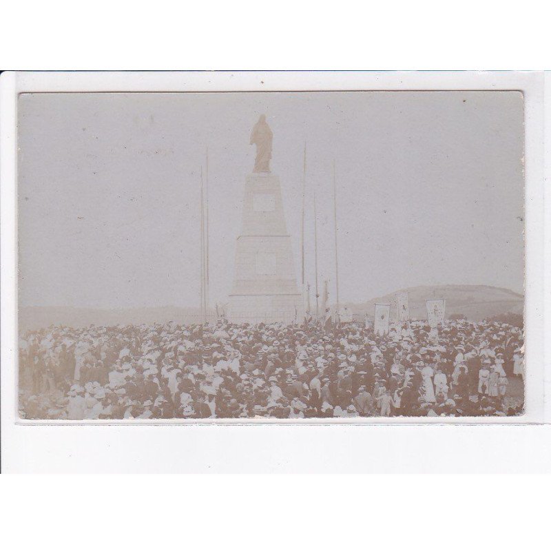 FRANCE: à localiser, carte photo, pelerinage, vierge, statue - très bon état