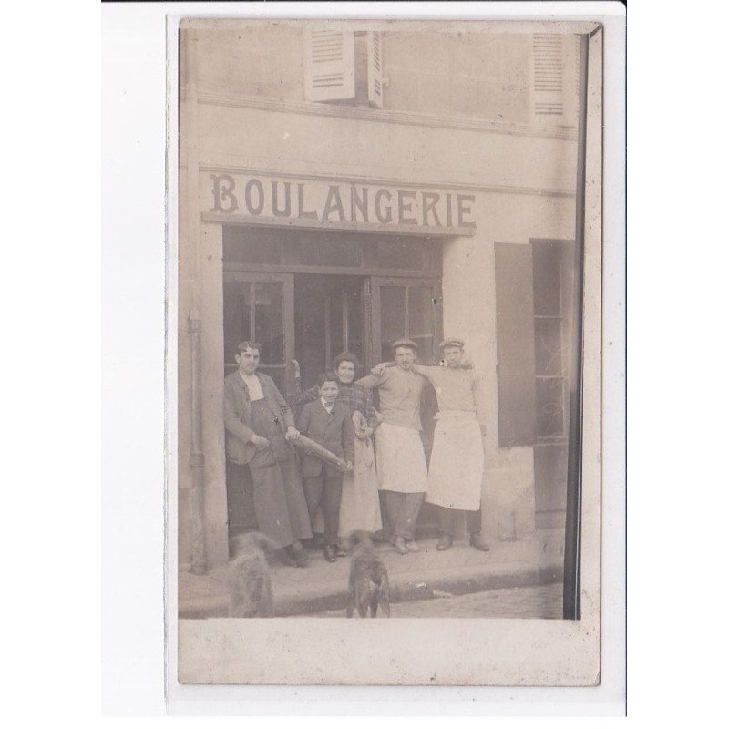 FRANCE: à localiser, carte photo, boulangerie - très bon état