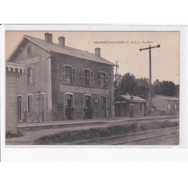 BEAUMETZ-les-LOGES: la gare - très bon état