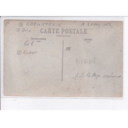 FRANCE: à localiser, carte postal, ebenisterie, bois, birot - très bon état