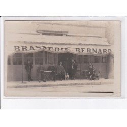 FRANCE: à localiser, carte photo, brasserie bernard, chiens - état