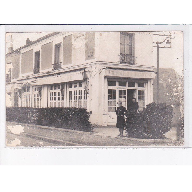 FRANCE: à localiser, carte photo, 46 rue Paul Bert, la maison blanche - état