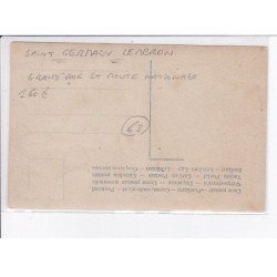 SAINT-GERMAIN-LEMBRON: grand'rue et route nationale, pharmacie Meynard - très bon état