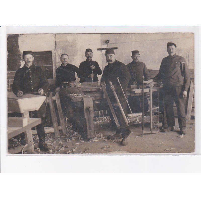 FRANCE: à localiser, carte photo, bois, atelier ebenisterie menuiserie - état