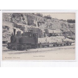 EUVILLE: carrières d'euville, train, chemin de fer - très bon état
