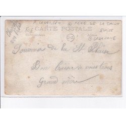 AIN (?): à localiser, fête de la saint-blaise, caravane - très bon état