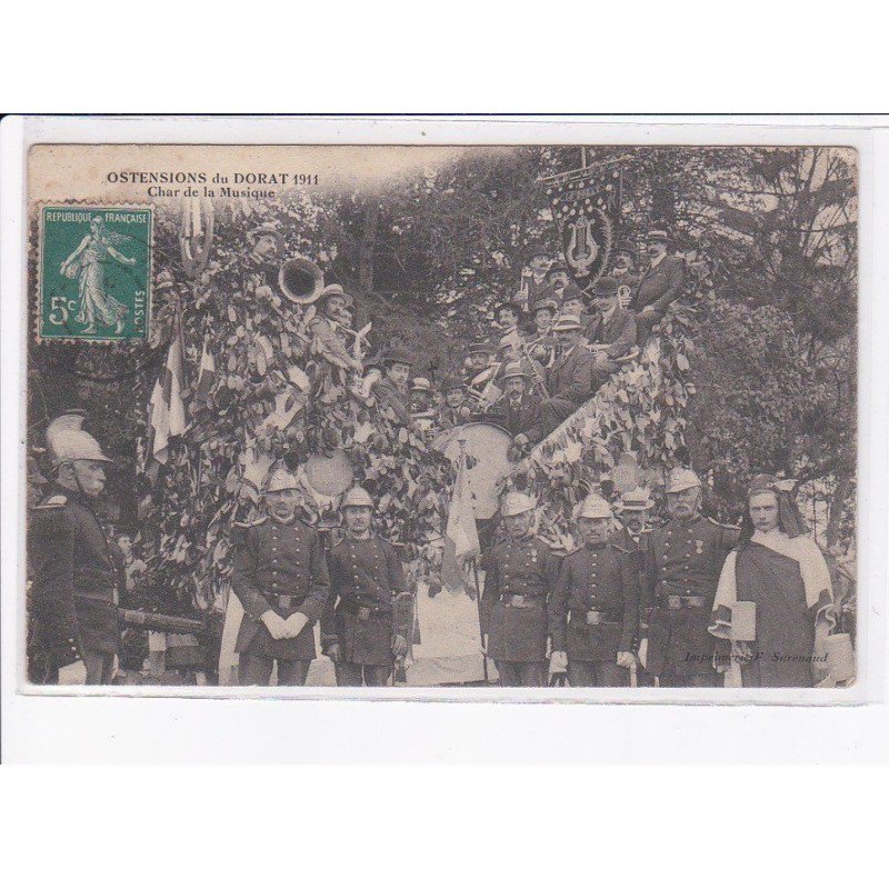 LE DORAT: ostensions du dorat 1911, char de la musique - très bon état
