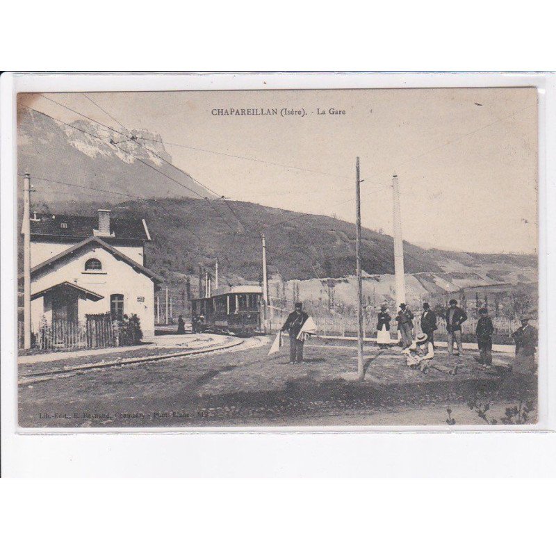 CHAPAREILLAN: la gare - état