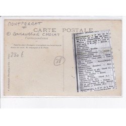 MONTFERRAT: boulangerie cholat - très bon état