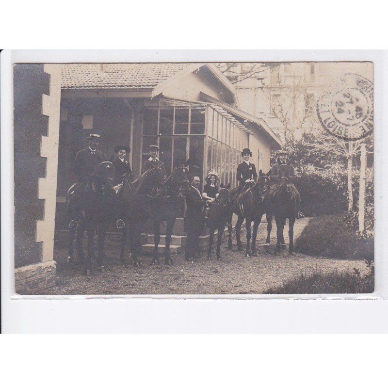 LONGUE (?): personnages, chevaux  - très bon état