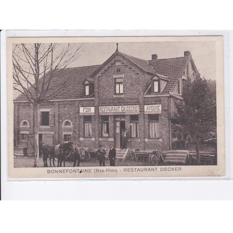 BONNEFONTAINE: restaurant decker - très bon état