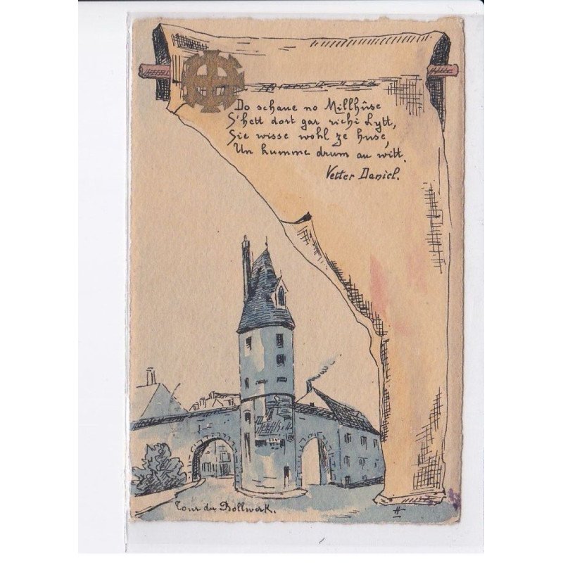 MULHOUSE: dessin, illustration - très bon état