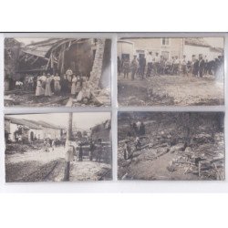 BULLIGNY: catastrophe 1913, 12 CPA - très bon état