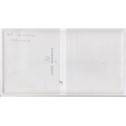 MOISSON : carte panoramique - le dirigeable "République" en 1908 (format 15x29 cm environ) - très bon état