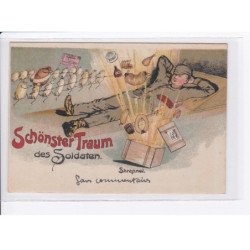 MILITAIRE: caricature illustrateurs, schönster traum des soldaten - très bon état