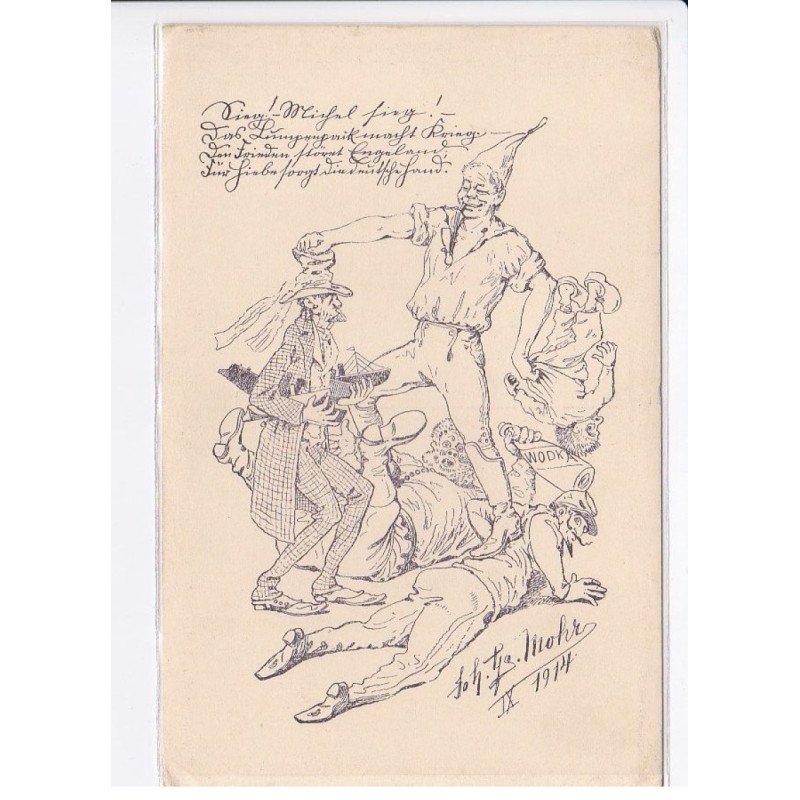 MILITAIRE: caricature illustrateurs Mohr - très bon état