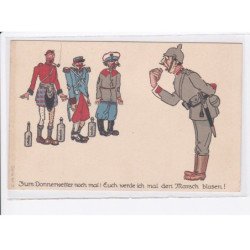 MILITAIRE: caricature illustrateurs zum donnerwetter noch mai! - très bon état