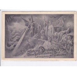 MILITAIRE: caricature illustrateurs vertrave deutschland! deine heleden sindmit die auf gestanden! - très bon état