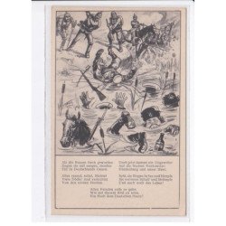 MILITAIRE: caricature illustrateurs bataille - très bon état