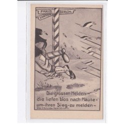 MILITAIRE: caricature illustrateurs die grossen helden die liefen blos nach hause - très bon état