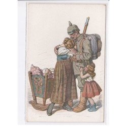 MILITAIRE: caricature illustrateurs famille - très bon état