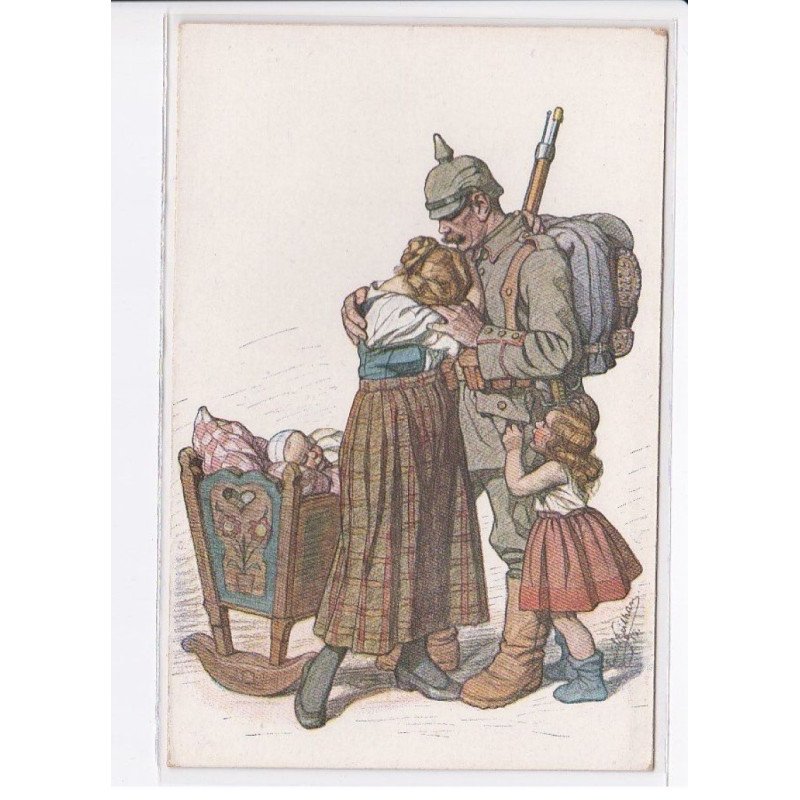 MILITAIRE: caricature illustrateurs famille - très bon état