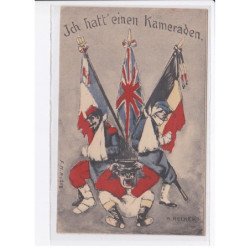 MILITAIRE: caricature illustrateurs ich hatt' einen kameraden - très bon état