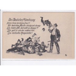 MILITAIRE: caricature illustrateurs des deutschen abrechnung - très bon état