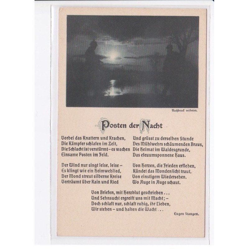 MILITAIRE: caricature illustrateurs posten der nacht - très bon état