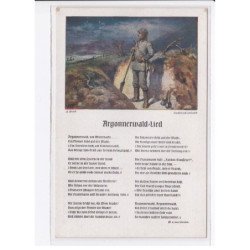 MILITAIRE: caricature illustrateurs argonnerwald-lied - très bon état