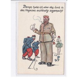 MILITAIRE: caricature illustrateurs denen habe ich aber das loch in den vogesen anstandig zugemacht - très bon état