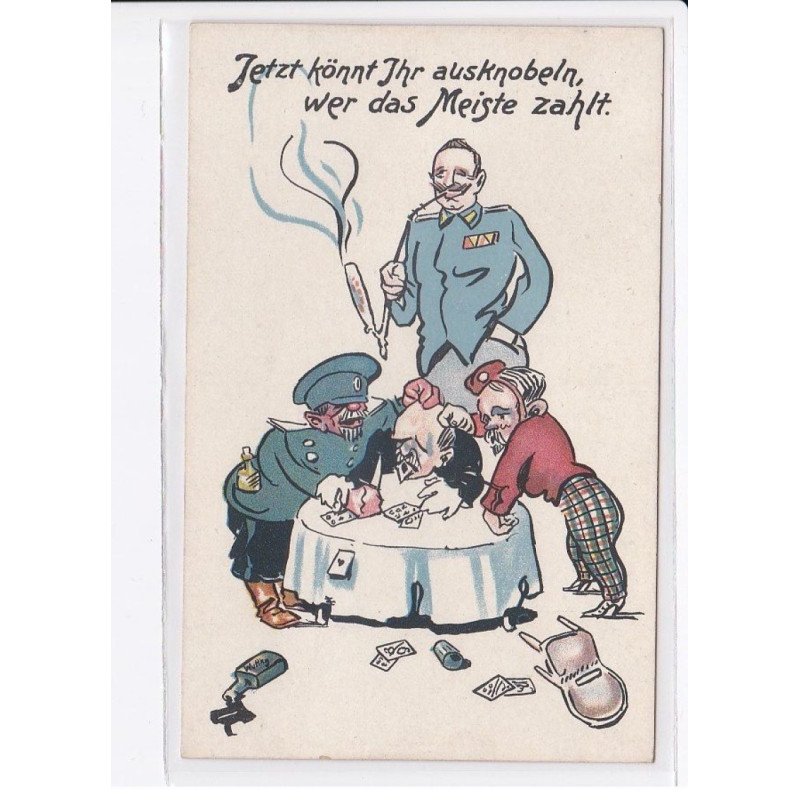 MILITAIRE: caricature illustrateurs jetzt könnt jhr ausknobein wer das meiste zahlt - très bon état