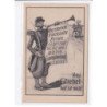 MILITAIRE: caricature illustrateurs militaire à la trompette - très bon état