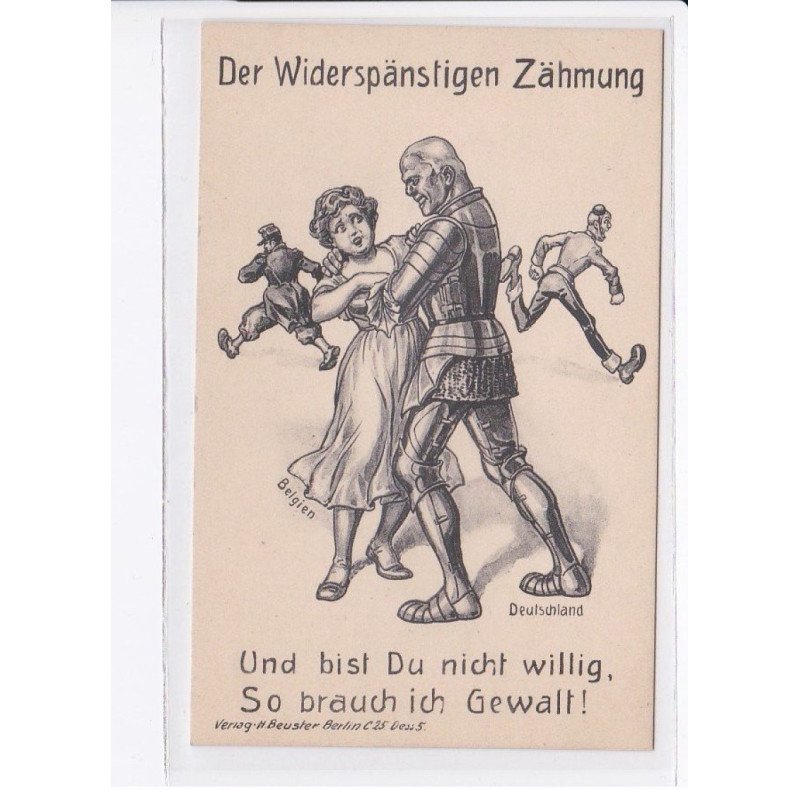 MILITAIRE: caricature illustrateurs der widerspanstigen zähmung - très bon état